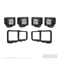 Thumbnail for Westin Universal Light Kit for Outlaw Front Bumpers - Textured Black