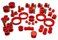 Thumbnail for Energy Suspension 99-00 Honda Civic Si Red Hyper-Flex Master Bushing Set