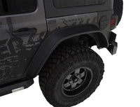 Thumbnail for Bushwacker 2018+ Jeep Wrangler (JL) Unlimited Flat Style Flares 4pc - Black