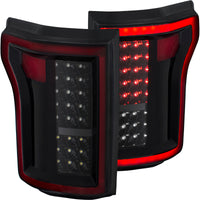 Thumbnail for ANZO 2015-2016 Ford F-150 LED Taillights Black