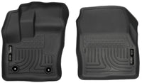 Thumbnail for Husky Liners 2014-2015 Ford Transit Connect WeatherBeater Front Black Floor Liners