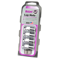 Thumbnail for McGard Hex Lug Nut (Reg. Shank - .746in.) M12X1.25 / 13/16 Hex / 1.65in. Length (4-Pack) - Chrome