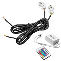 Thumbnail for Oracle 17-21 Tesla Model 3 Headlight DRL Upgrade Kit - ColorSHIFT w/ Simple Controller SEE WARRANTY