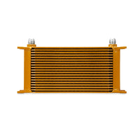 Thumbnail for Mishimoto Universal 19 Row Oil Cooler - Gold