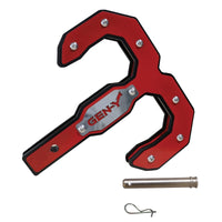 Thumbnail for Gen-Y Hulk 2.0 16K Tow Hook 2in Shank w/GH-099 Pin/GH-011 Clip - Black/Red