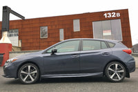 Thumbnail for Rally Armor 17-23 Subaru Impreza 4D/5D Black UR Mud Flap w/Red Logo