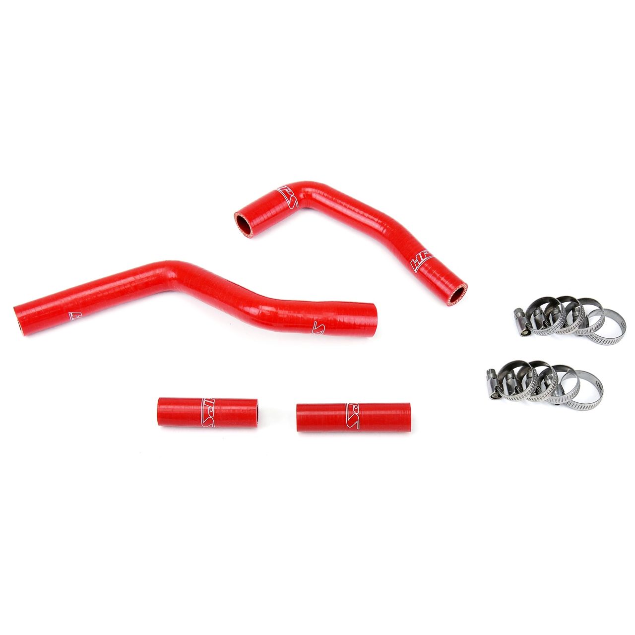 HPS Red Reinforced Silicone Radiator Hose Kit for Yamaha 02-18 YZ125 2 Stroke