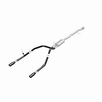 Thumbnail for MagnaFlow SYS Cat-Back 4in Black Dual Split Rear Tips 14-15 Chevy Silverado/GMC Sierra 4.3L-5.3L