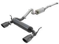 Thumbnail for aFe Rebel Series 2.5in 409 SS Cat-Back Exhaust w/ Black Tips 2007+ Jeep Wrangler (JK) V6 3.6L/3.8L