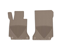 Thumbnail for WeatherTech 08+ Mercedes-Benz E-Class Front Rubber Mats - Tan