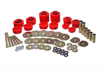 Thumbnail for Energy Suspension 80-96 Ford F-150/250/350 Red Body Mount Set Includes Hardware