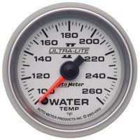 Thumbnail for Autometer Ultra-Lite II 52mm 100-260 Deg F Full Sweep Electric Water Temperature Gauge