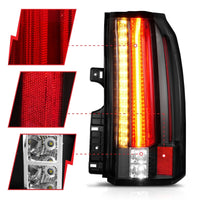 Thumbnail for ANZO 2015-2017 GMC Yukon/Yukon XL LED Taillights Black
