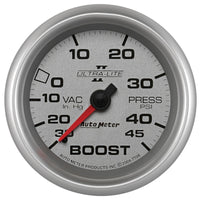Thumbnail for Autometer UL II 2 5/8inch 30 IN HG/45 PSI Mechanical Boost/Vacuum Gauge