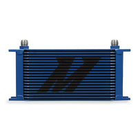 Thumbnail for Mishimoto Universal 19 Row Oil Cooler - Blue