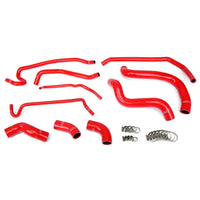 Thumbnail for HPS Red Reinforced Silicone Radiator and Heater Hose Kit Coolant for Ford 11-14 Mustang GT 5.0L V8 & Boss 302
