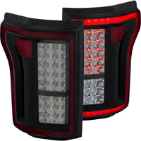 Thumbnail for ANZO 2015-2016 Ford F-150 LED Taillights Red/Smoke