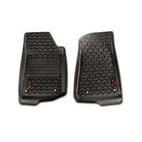 Thumbnail for Rugged Ridge Floor Liner Kit Black F/R 18-20 Jeep Wrangler JL 2Dr