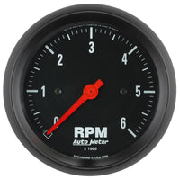 Thumbnail for Autometer Z-Series 3-3/8in. 0-6K RPM In-Dash Tachometer Gauge
