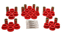Thumbnail for Energy Suspension 87-92 Toyota Supra Red Rear Control Arm Bushing Set