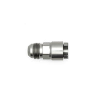 Thumbnail for DeatschWerks 8AN Male Flare to 3/8in Female EFI Quick Connect Adapter - Anodized DW Titanium