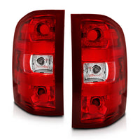 Thumbnail for ANZO 2007-2013 Chevy Silverado Taillight Red/Clear Lens (OE Replacement)