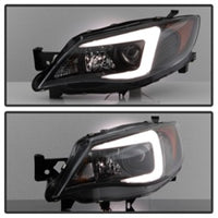 Thumbnail for Spyder Subaru WRX 08-09 Projector Headlights - HID Model Only - Black PRO-YD-SWRX08-HID-LBDRL-BK