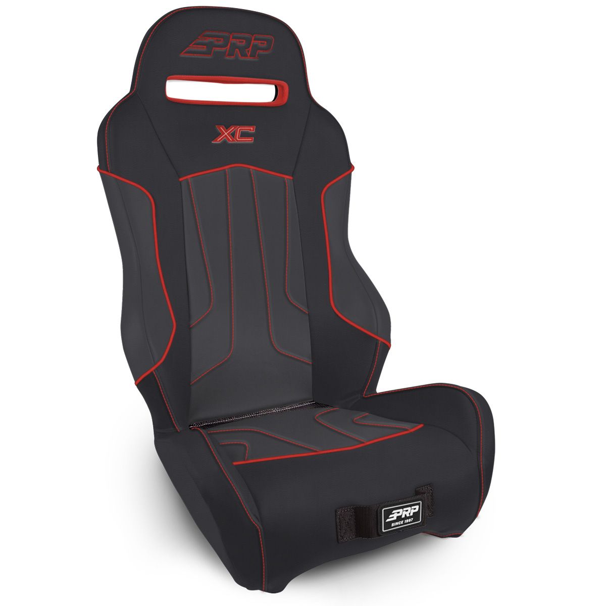 PRP XC Rear Suspension Seat- Black/Red