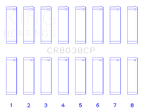 Thumbnail for King 03-09 Ford Powerstroke V8 6.0L Diesel (Size +.50mm) Connecting Rod Bearing Set