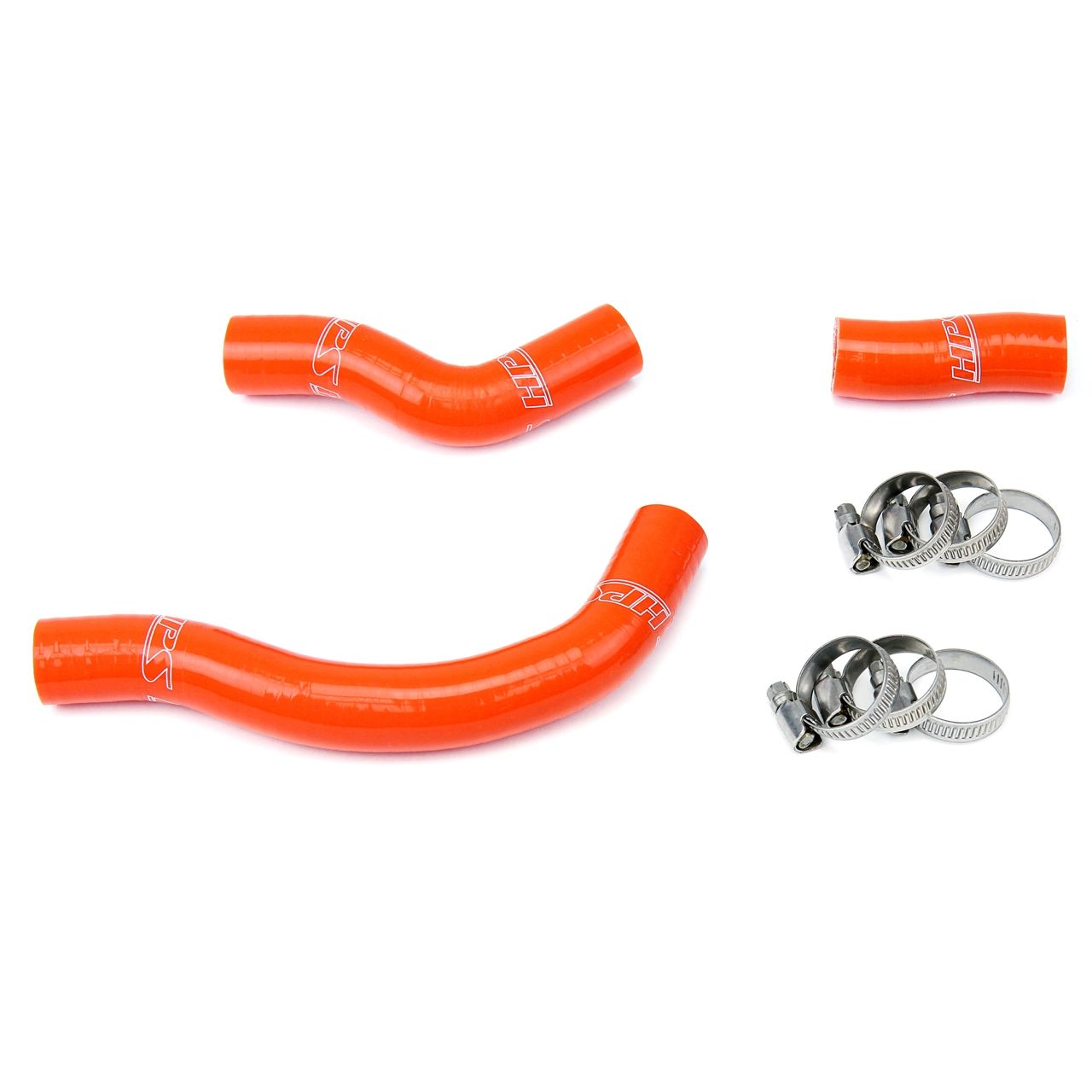 HPS Orange Reinforced Silicone Radiator Hose Kit Coolant for KTM 07-10 450SXF