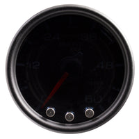 Thumbnail for Autometer Spek-Pro Gauge Boost 2 1/16in 60psi Stepper Motor W/Peak & Warn Blk/Smoke/Black
