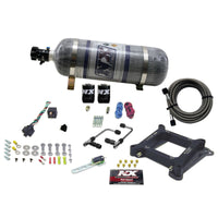 Thumbnail for Nitrous Express 4150 Gemini Pro-Power Nitrous Kit (100-500HP) w/Composite Bottle