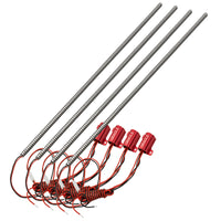 Thumbnail for Oracle Dodge Challenger 08-14 Afterburner Center Section (4 pcs) - Red SEE WARRANTY