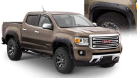 Thumbnail for Bushwacker 15-18 GMC Canyon Pocket Style Flares 4pc 5ft Bed - Black