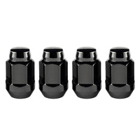 Thumbnail for McGard Hex Lug Nut (Cone Seat Bulge Style) M14X1.5 / 22mm Hex / 1.635in. Length (4-Pack) - Black
