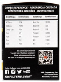 Thumbnail for K&N Oil Filter OIL FILTER; AUTOMOTIVE