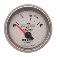 Thumbnail for Autometer Ultra-Lite II 2-1/16in 73-10 OHMS Short Sweep Electronic Fuel Level Gauge