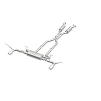 Thumbnail for MagnaFlow Cat-Back SS 2.5in Dual Split Rear 4in Black Tip 11-16 Jeep Grand Cherokee 5.7L V8/3.6L V6