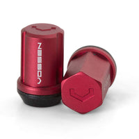 Thumbnail for Vossen 35mm Lock Nut - 14x1.5 - 19mm Hex - Cone Seat - Red (Set of 4)