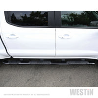 Thumbnail for Westin 2019 Chevrolet Silverado/Sierra 1500 CC (5.5ft) PRO TRAXX 5 WTW Oval Nerf Step Bars - Black