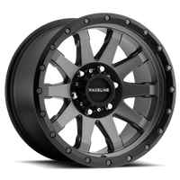 Thumbnail for Raceline 934G Clutch 20x10in / 5x127 BP / -19mm Offset / 78.1mm Bore - Gunmetal Wheel