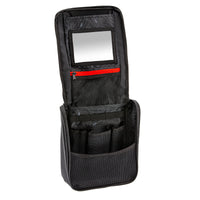 Thumbnail for ARB Toiletries Bag Charcoal Finish w/ Red Highlights PVC Outer Shell Mesh Pockets Mirror