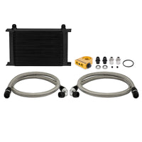 Thumbnail for Mishimoto Universal Thermostatic 25 Row Oil Cooler Kit (Black Cooler)