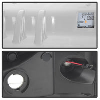 Thumbnail for Spyder 05-07 Ford F250/350/450 SD Ver 2 Proj Headlights - Light Bar DRL - Black PRO-YD-FS05V2-LB-C
