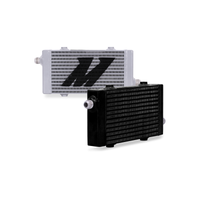 Thumbnail for Mishimoto Universal Small Bar and Plate Cross Flow Black Oil Cooler