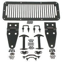 Thumbnail for Rugged Ridge 78-95 Jeep CJ / Jeep Wrangler Black Hood Kit