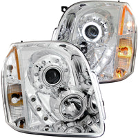 Thumbnail for ANZO 2007-2014 Gmc Yukon Projector Headlights w/ Halo Chrome (CCFL)
