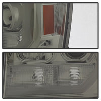 Thumbnail for Spyder GMC Sierra 1500/2500/3500 07-13 V2 Projector Headlights - Smoke PRO-YD-GS07V2-LBDRL-SM