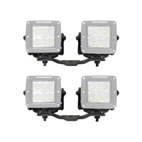 Thumbnail for Go Rhino 18-20 Jeep Wrangler JL/JLU/Gladiator JT Light Mount - Two 3in Cubes