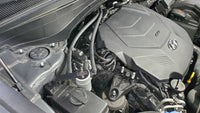 Thumbnail for J&L 20-24 Hyundai Palisade / Kia Telluride 3.8L Oil Separator 3.0 Passenger Side - Clear Anodize